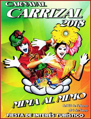 Cartel carnaval carrizal 2018